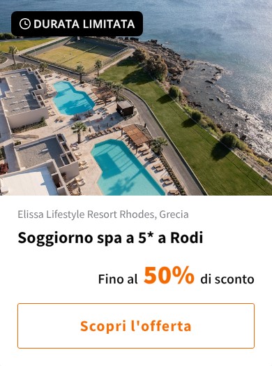 Soggiorno spa a 5* a Rodi