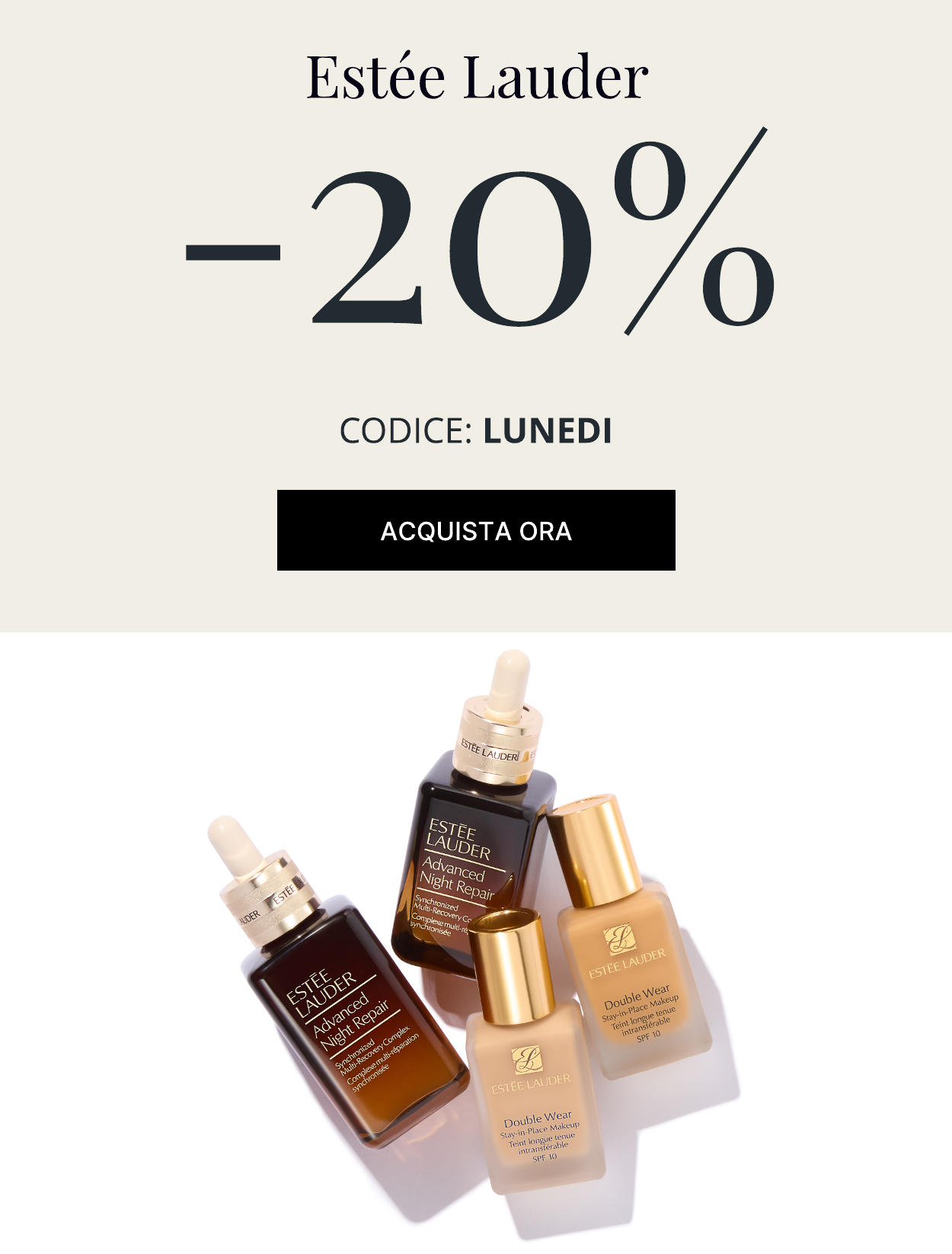 20 per cento di sconto