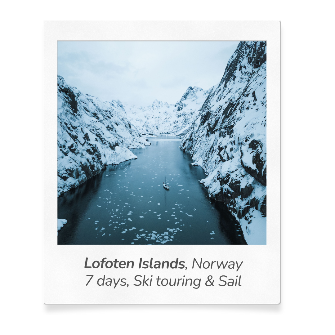 SKI TOURING SAILING TRIP IN LOFOTEN - NORWAY