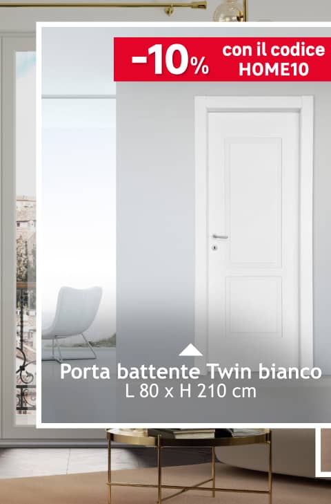 porta battente TWIN bianco