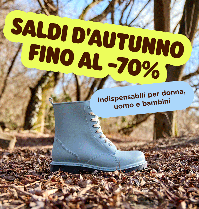  Saldi d'autunno fino al -70%