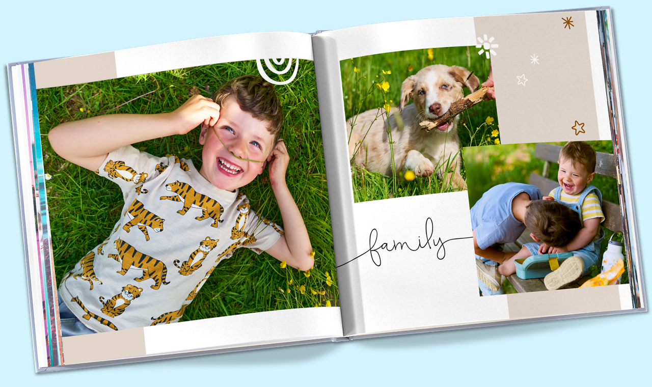 Fotolibro Pixum con clipart e design