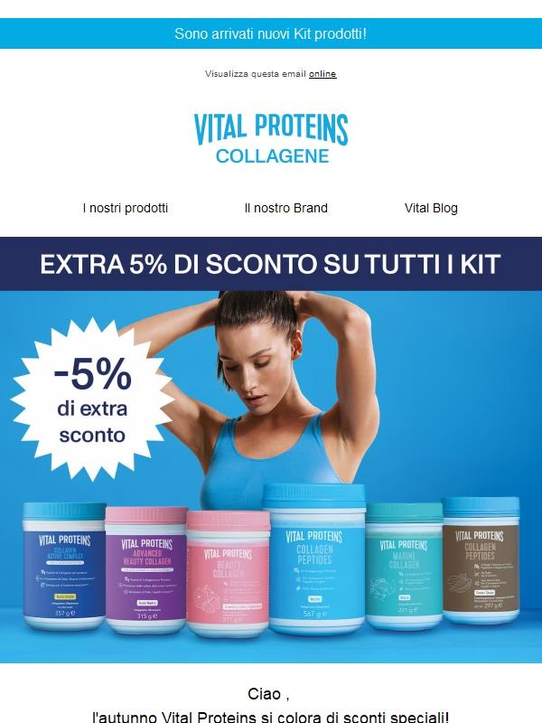 Extra 5% di sconto su tutti i Kit! 🍂💙