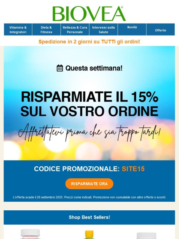 🌿15% di sconto su tutto il sito – Acquista subito i tuoi preferiti!