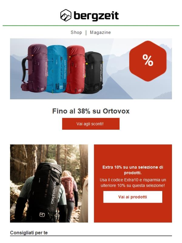 Zaini Ortovox fino a -38%!