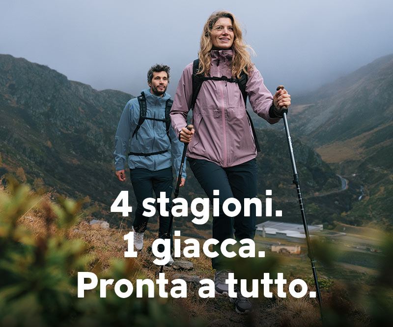 4 stagioni, 1 giacca. Sempre pronta a tutto.