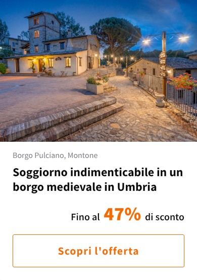 Soggiorno indimenticabile in un borgo medievale in Umbria