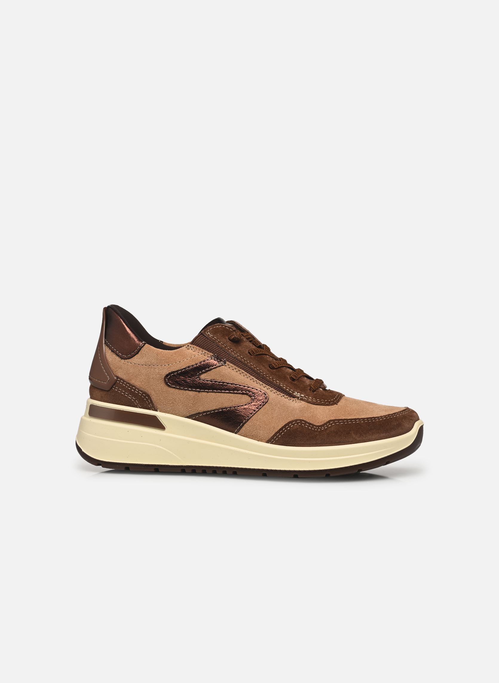 Vendite Private Ara Sneakers con zeppa GARDA 12-57701 donna marrone