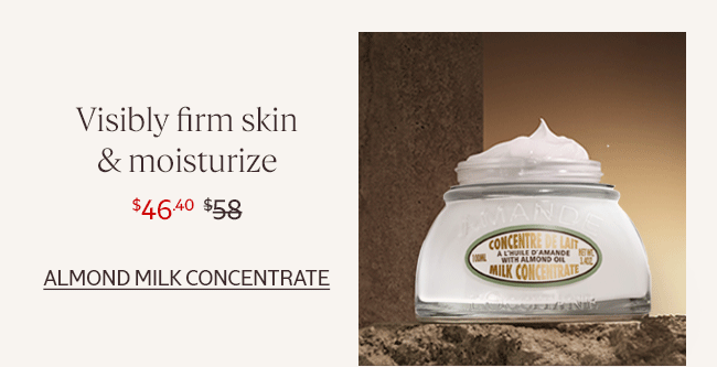 VISIBLY FIRM SKIN & MOISTURIZE | ALMOND MILK CONCENTRATE