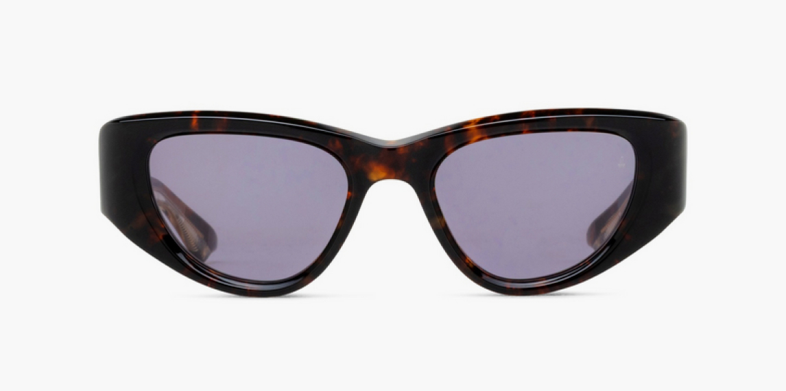 Occhiali da sole cat-eye tartarugato