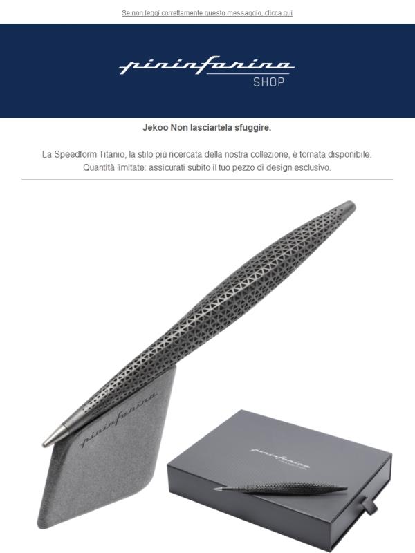 Back in stock: SPEEDFORM TITANIO