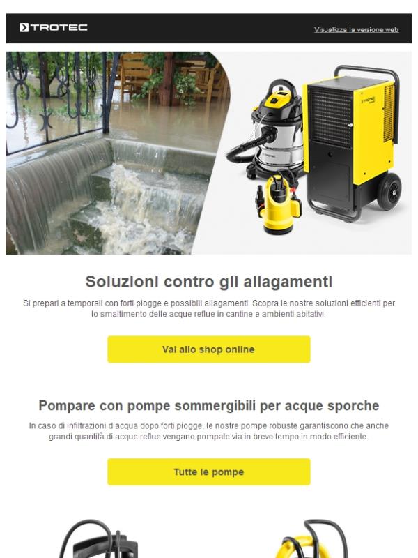 🌨️ Soluzioni contro gli allagamenti