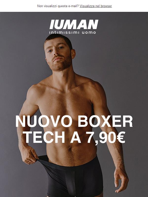 Boxer a 7,90€ per LUI 🩲