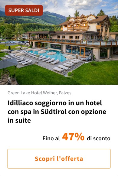 Idilliaco soggiorno in un hotel con spa in Südtirol con opzione in suite