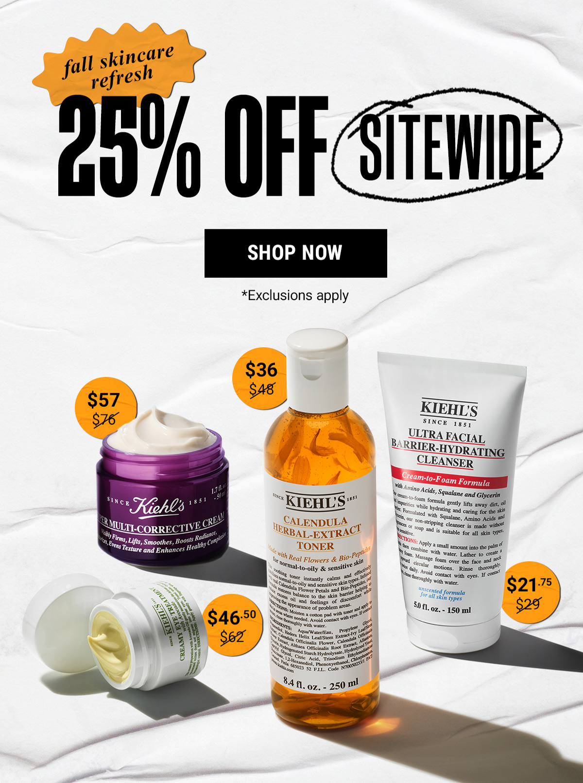 25% OFF SITEWIDE