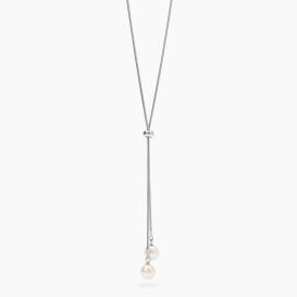 STYLE 45  Collana con catena snake, slider e pendenti con perle conchiglia
