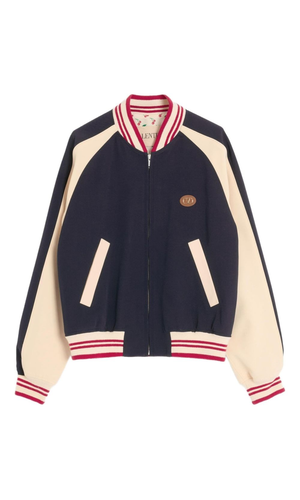 La Chat De La Maison wool bomber jacket