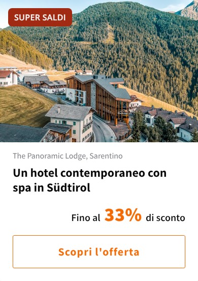 Un hotel contemporaneo con spa in Südtirol