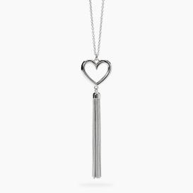 STYLE 25  Collana con pendente con cuore con catena snake
