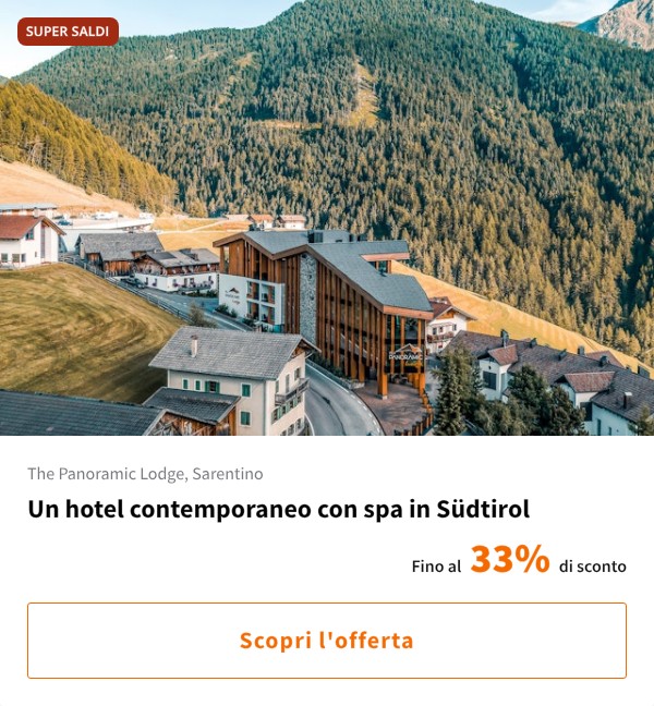Un hotel contemporaneo con spa in Südtirol