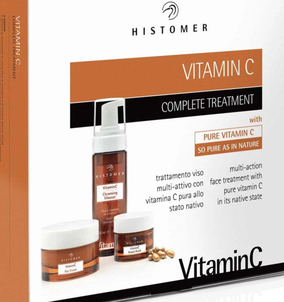 Kit 3x Prodotti Viso Histomer Vitamin C Complete Treatment 5 Azioni Stimola Nuove Fibre Di Collagene E Di Elastina, Illumina La Carnagione Cancella Macchie Della Pelle Kit Crema 3 Pz
Ammorbidisce E Idrata