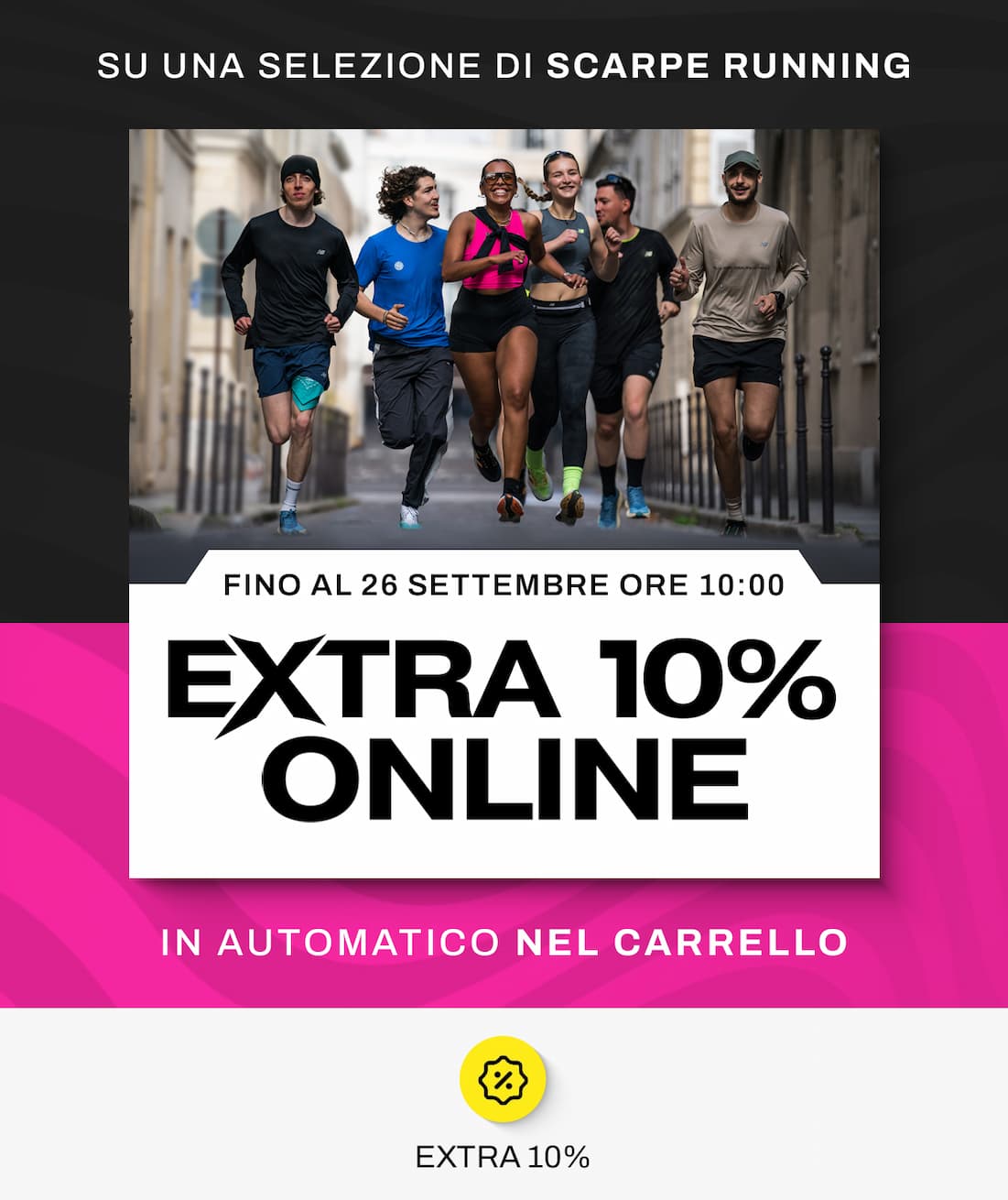 Extra 10% running