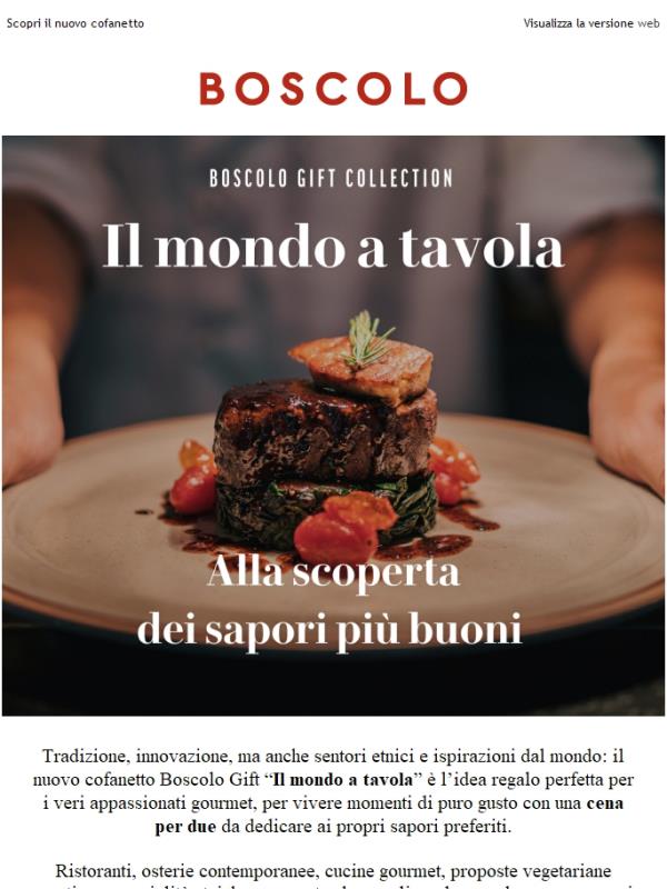 Il Mondo a Tavola: l’idea regalo per i veri gourmet