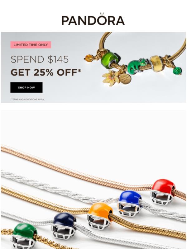 🏈 GAME ON: New charms just dropped!