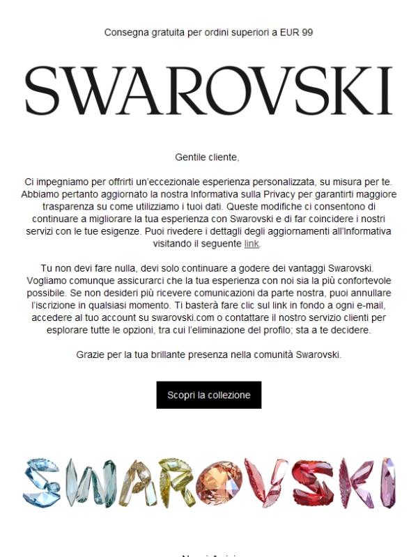Stiamo aggiornando la nostra Informativa sulla Privacy