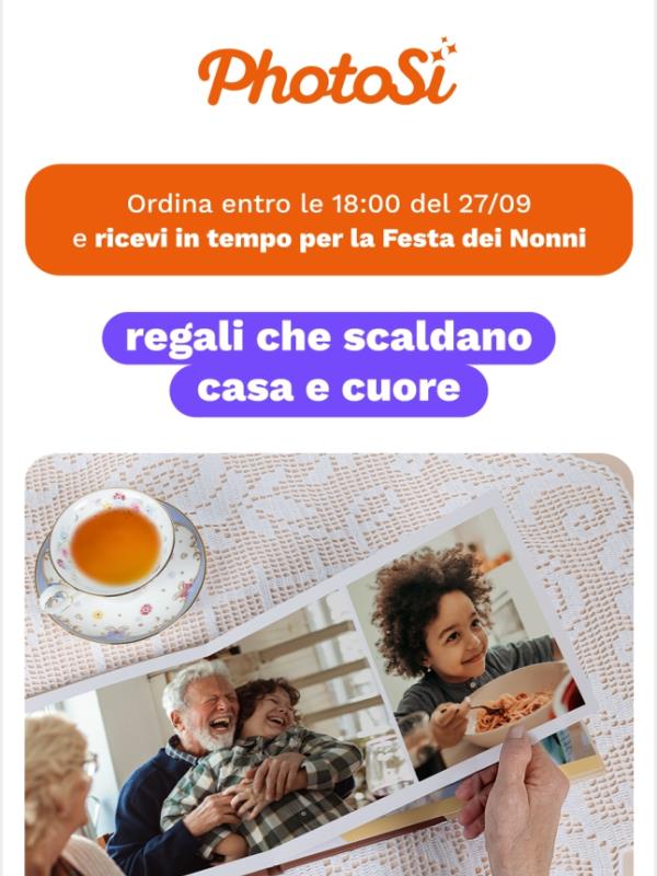 Festa dei Nonni ⏳ last chance