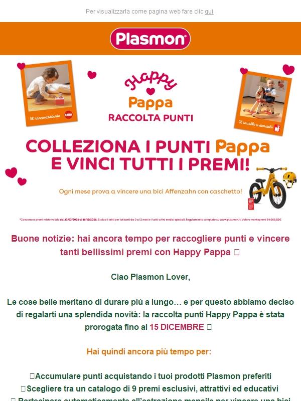 Happy Pappa Plasmon continua fino al 15 dicembre 🎉