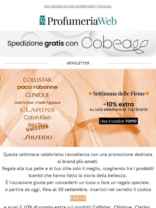 ⭐ -10% extra su una selezione di Top Brand