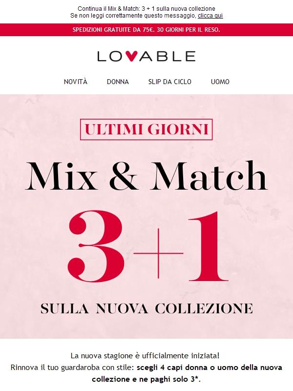 Ultimi giorni | Prendi 4, paghi 3 🤩