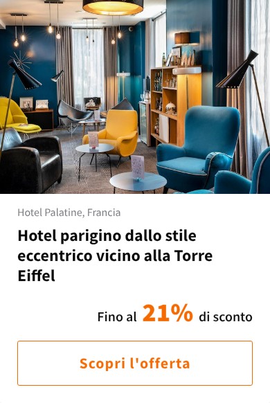 Hotel parigino dallo stile eccentrico vicino alla Torre Eiffel
