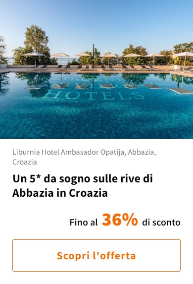 Un 5* da sogno sulle rive di Abbazia in Croazia