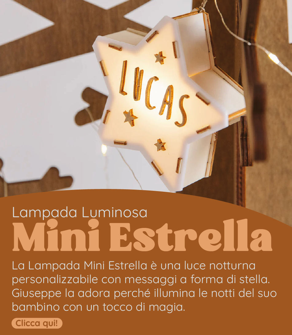 Lampada Luminosa Personalizzabile - Mini Estrella