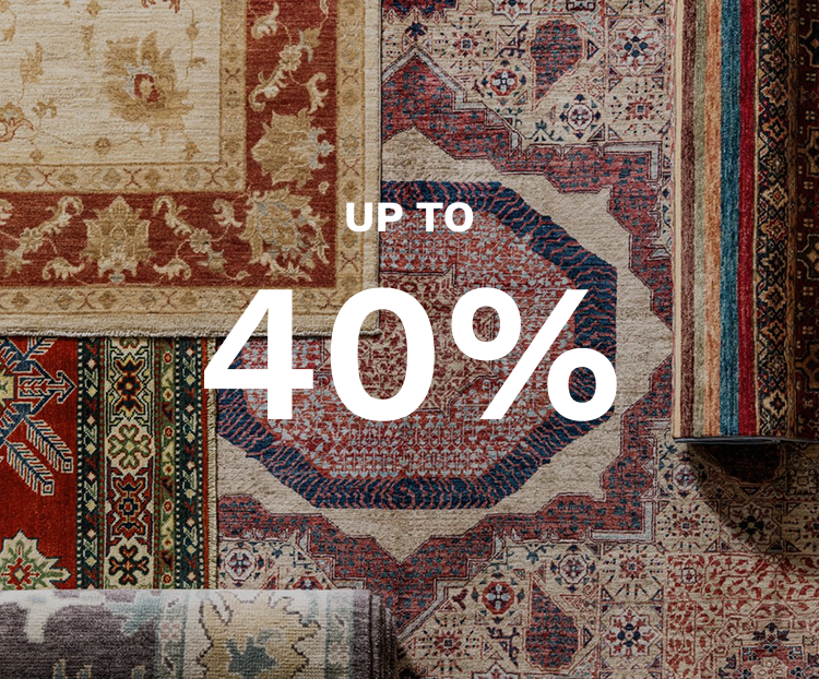 Up to 40% on classic modern rugs