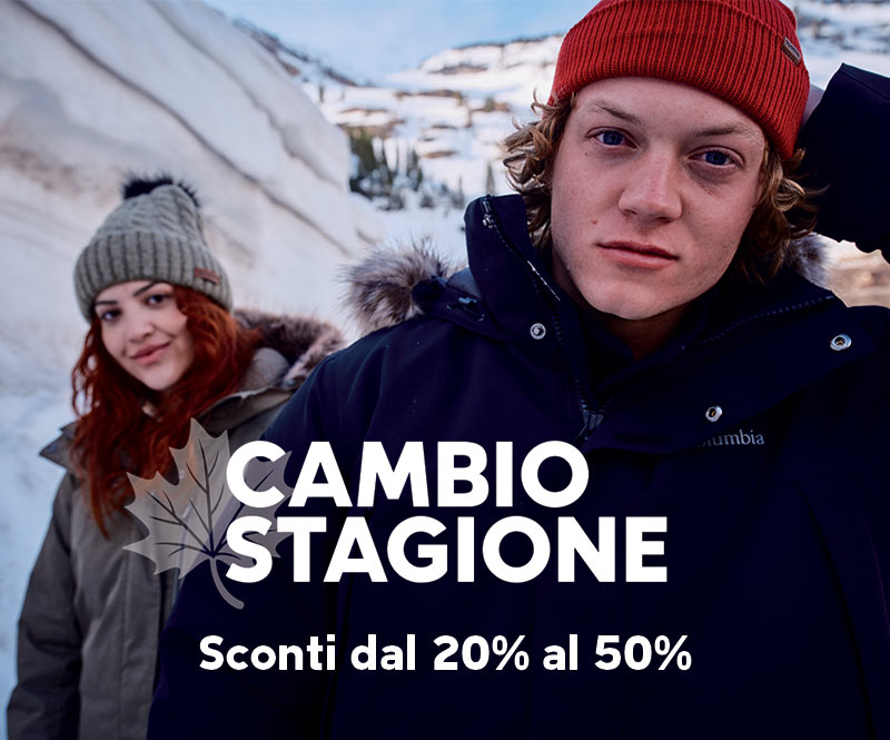 CAMBIO STAGIONE Sconti dal 20% al 50%
