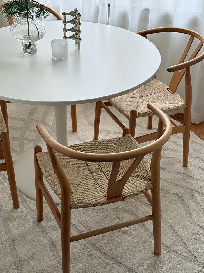 Dala rug in a customers home