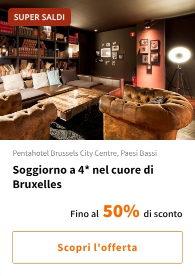 Soggiorno a 4* nel cuore di Bruxelles