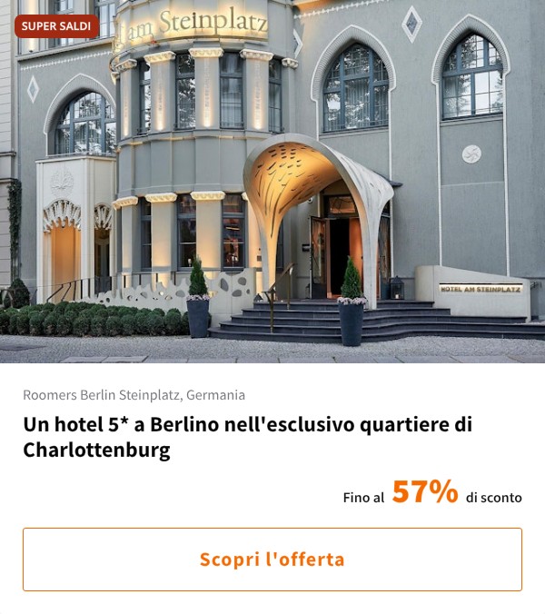 Un hotel 5* a Berlino nell'esclusivo quartiere di Charlottenburg
