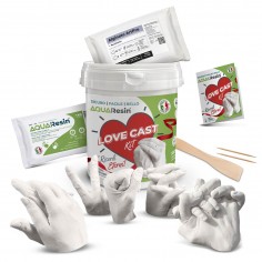 Image of LOVE CAST KIT - Aqua Resin e Alginato per Stampi e Calchi di parti anatomiche 3D, atossico e facile da usare