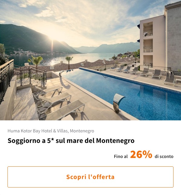 Soggiorno a 5* sul mare del Montenegro