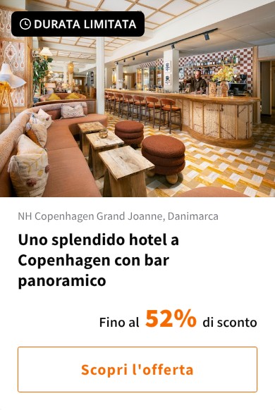 Uno splendido hotel a Copenhagen con bar panoramico