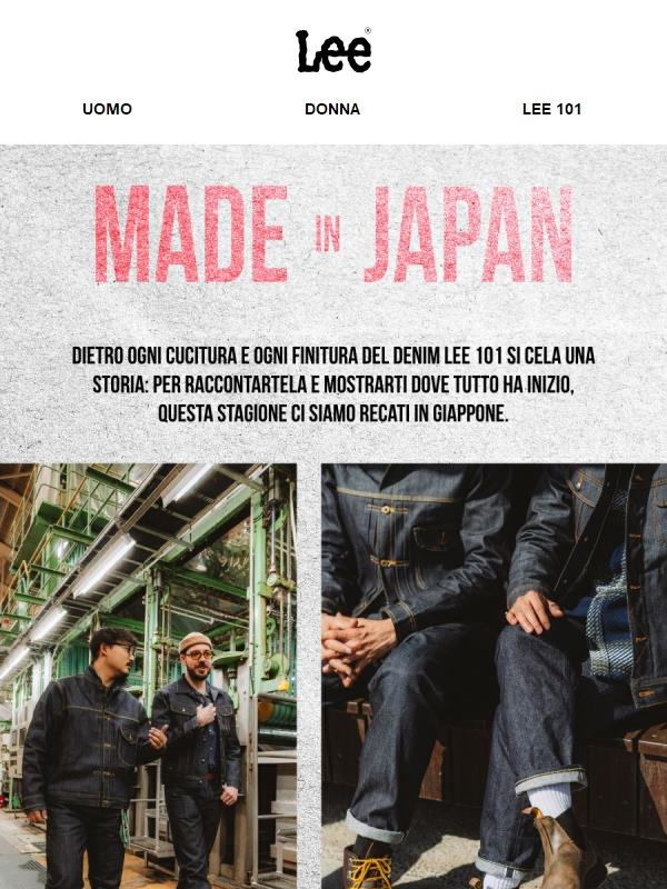 LEE 101 : REALIZZATO IN GIAPPONE