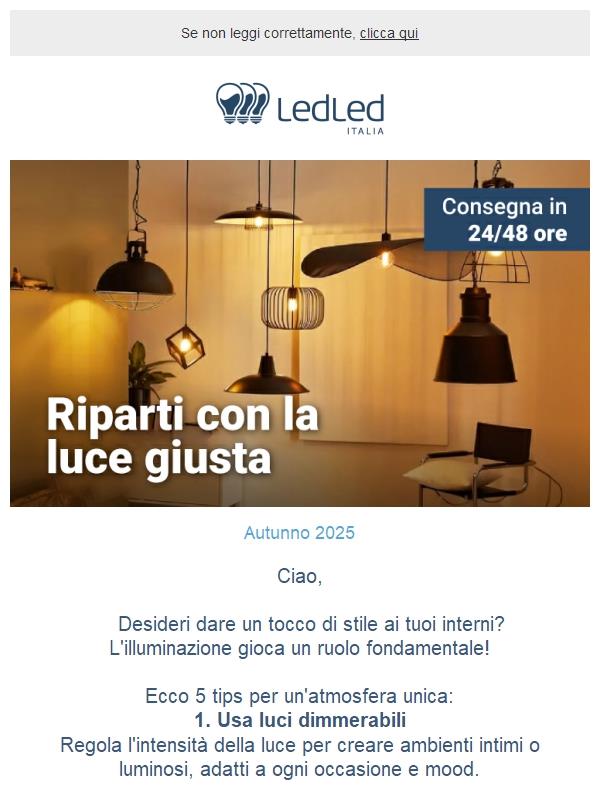 ! Illumina i tuoi spazi con stile – 5 consigli pratici!