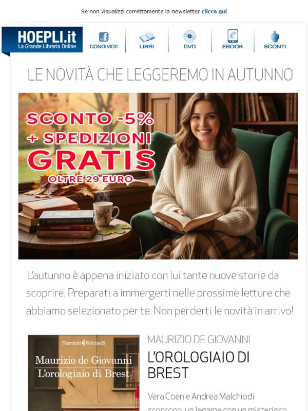 Le novità editoriali di inizio autunno: scopri cosa leggeremo nelle prossime settimane!