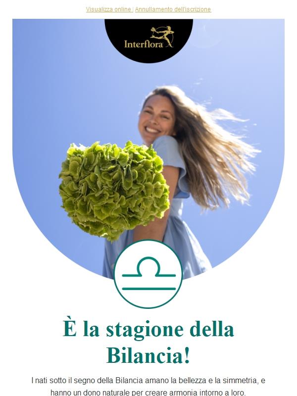 Regala un bouquet alla tua Bilancia preferita