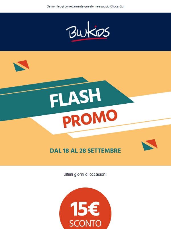 ULTIMI GIORNI -15€ sui tuoi acquisti!