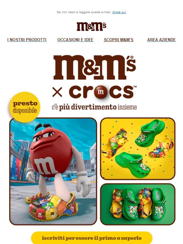 Fai un passo avanti con M&M'S x Crocs